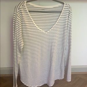 Long sleeve stripped shirt